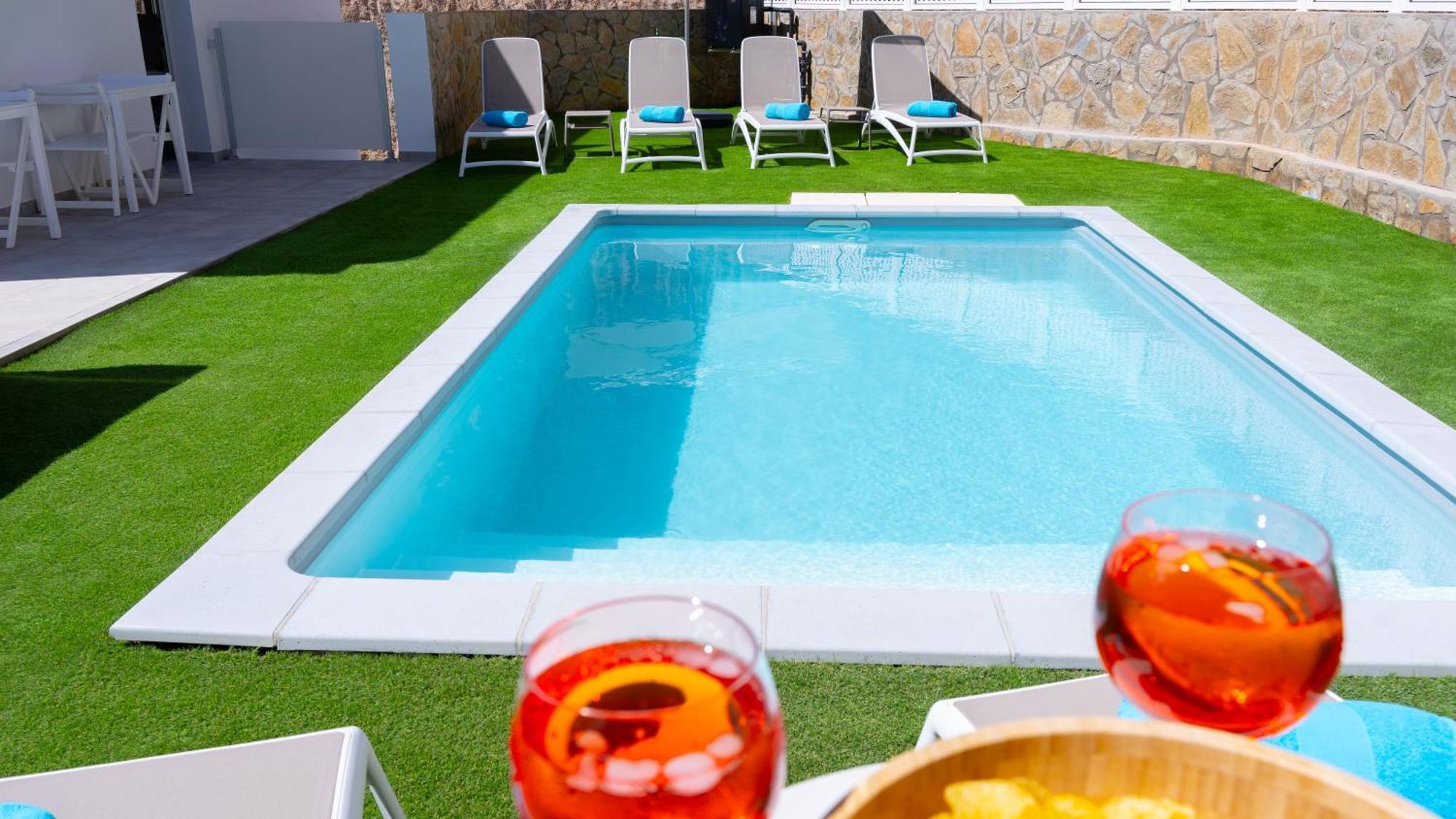 Malibu Mogan Secret Pool Villa - Piscina Privada Y Climatizada - Exclusive Heated Pool La Playa de Tauro Eksteriør billede